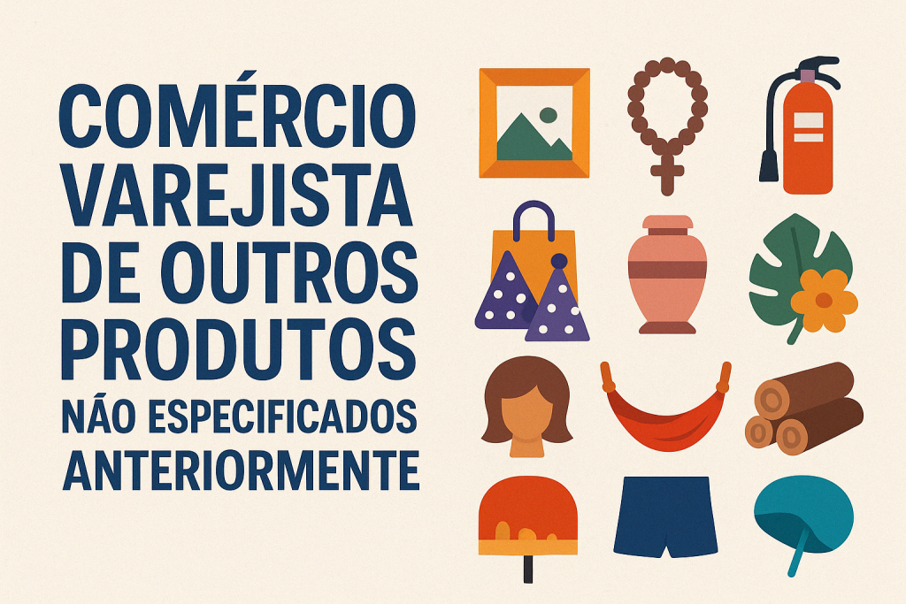 Comércio Varejista de Outros Produtos não Especificados Anteriormente