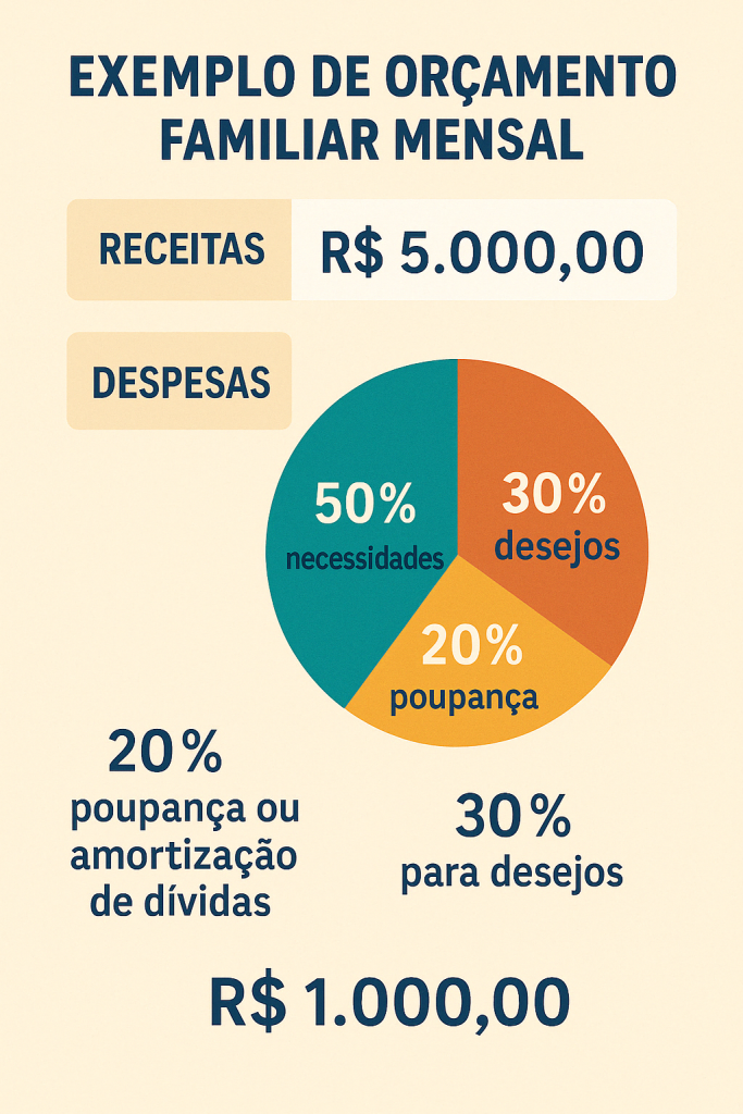 Orçamento Familiar Exemplos