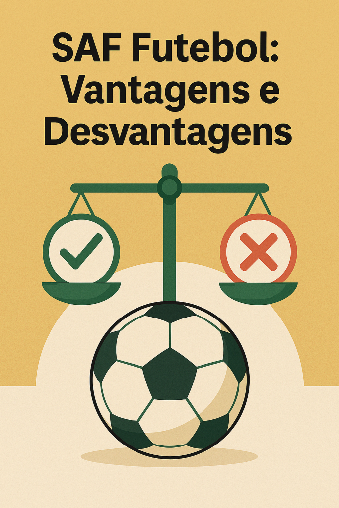 SAF Futebol: Vantagens e Desvantagens