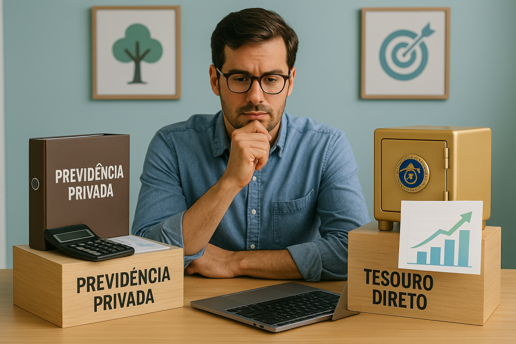 Tesouro Direto ou Previdência Privada